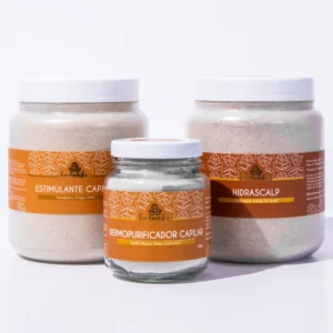 Combo Crecimiento 2 - Dermopurificador 128mL + HidrasCalp 500mL + Estimulante Capilar 500mL.